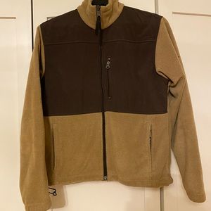 Columbia two tones brown fleece